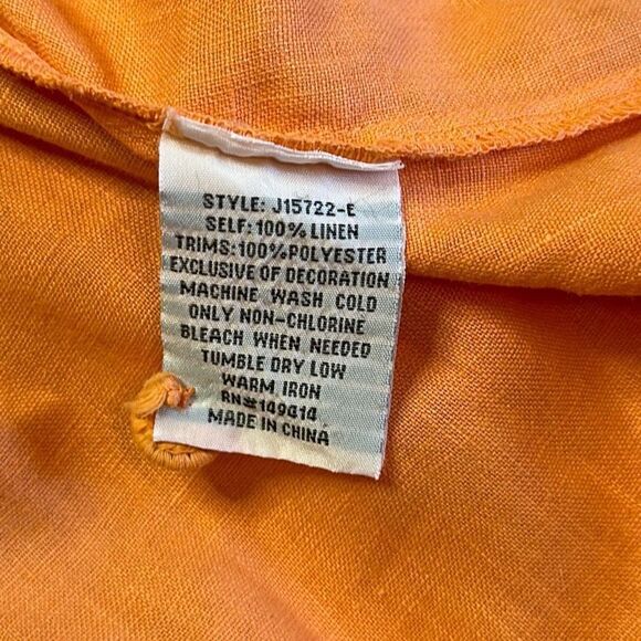 Johnny Was Lael Boxy Linen Embroidered Shirt - Picture 12 of 13